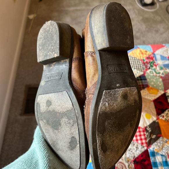 Brown and Blue Western Cowboy Boots - Picture 4 of 4